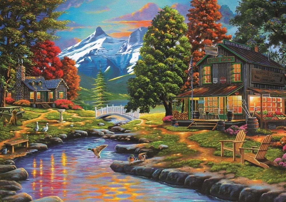 Art puzzle Puzzle Dva břehy 2000 dílků - obrázek 1