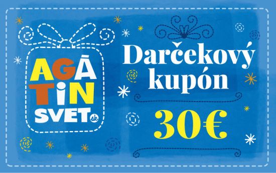 Agátin darčekový kupón: 30 EUR - obrázek 1