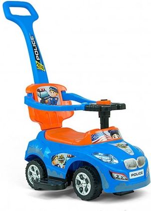 Dětské jezdítko 2v1 Milly Mally Happy blue-orange, Modrá - obrázek 1