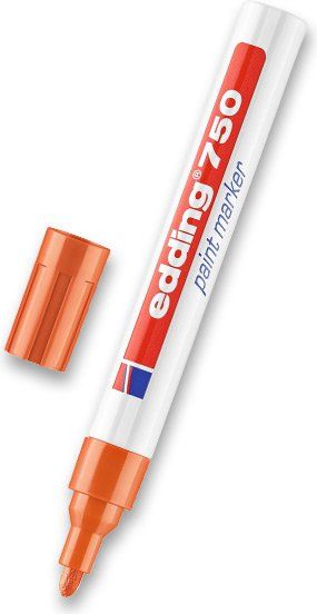 Edding Lakový popisovač Paint Marker 750 oranžový - obrázek 1