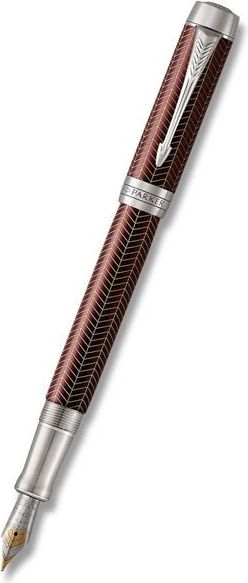 Parker Duofold Prestige Burgundy Chevron hrot F 1502/8145418 - obrázek 1