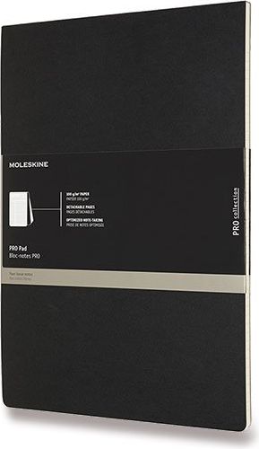 Moleskine Poznámkový blok Professional A4, linkovaný, černý 21 x 29,7 cm, 48 listů - obrázek 1