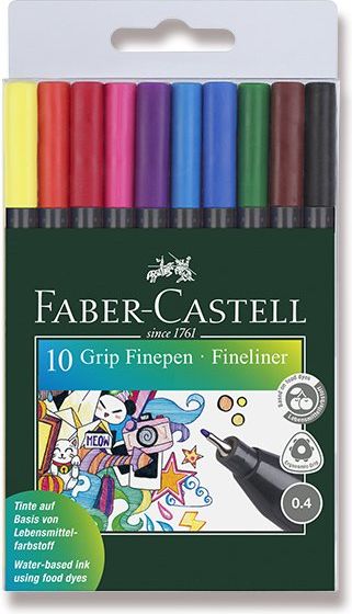 Faber-Castell Popisovač Grip 10 ks 5161 - obrázek 1
