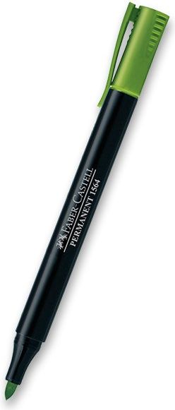 Faber-Castell Popisovač Slim Permanent Marker sv. zelený 5646 - obrázek 1
