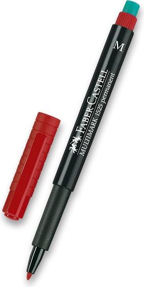Faber-Castell Permanentní popisovač 1525 M červený - obrázek 1