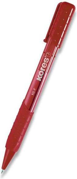 Kores Kuličková tužka K6 386 červená - obrázek 1