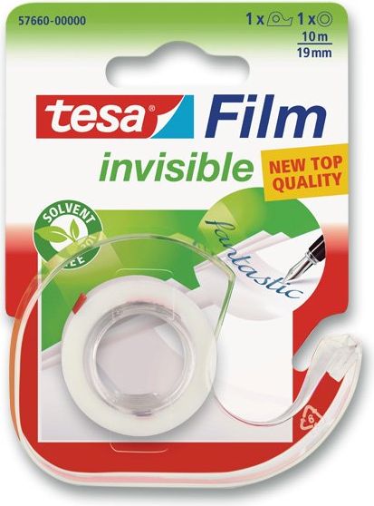 Tesa Samolepicí páska Film Invisible 19 mm x 10 m, s odvíječem - obrázek 1