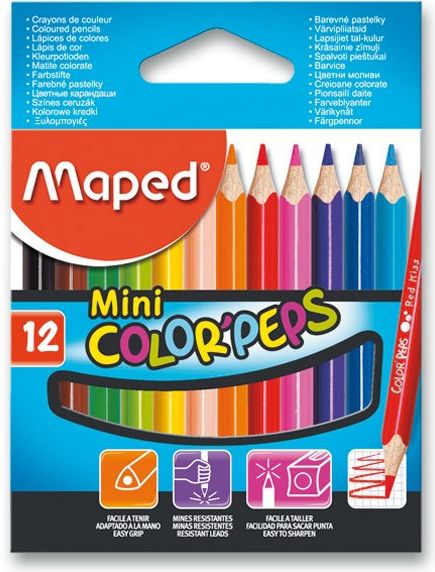 Maped Pastelky Color'Peps 2500 Mini 12 ks - obrázek 1