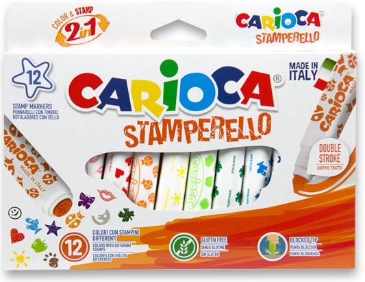 Carioca Fixy Stamp 4224 Markers 12 ks - obrázek 1