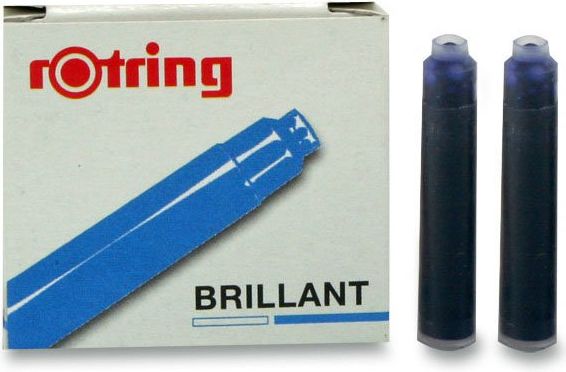 Rotring Inkoustové bombičky Brillant modré 6 kusů - obrázek 1