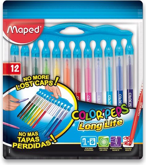 Maped Dětské fixy Color'Peps Long Life Innovation 12 ks 5045 - obrázek 1