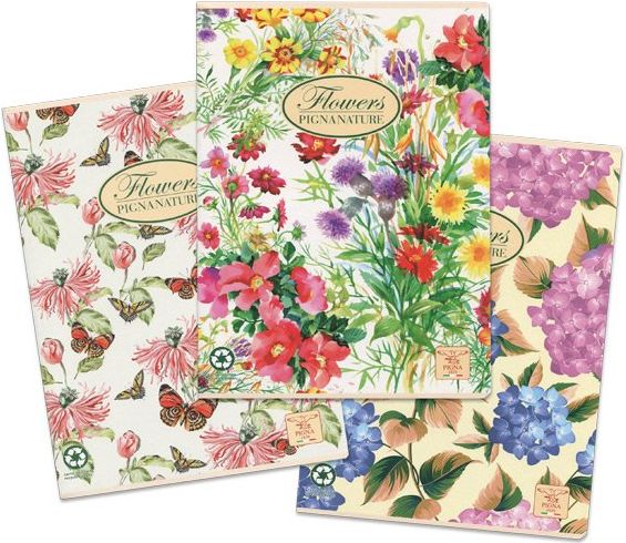 Pigna Školní sešit Nature Flowers A5, linkovaný, 40 listů, 544 - obrázek 1