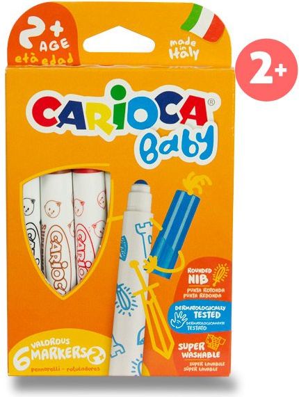 Carioca Dětské fixy 42813 Super Baby 6 ks - obrázek 1