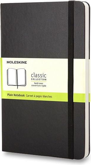 Moleskine Zápisník - tvrdé desky černý A6, 96 listů  čistý - obrázek 1