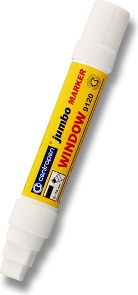 Centropen Značkovač na sklo 9120 Jumbo Window bílý - obrázek 1