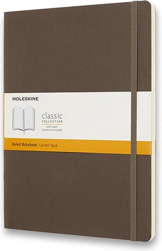 Moleskine Zápisník - měkké desky khaki B5, 96 listů  linkovaný - obrázek 1