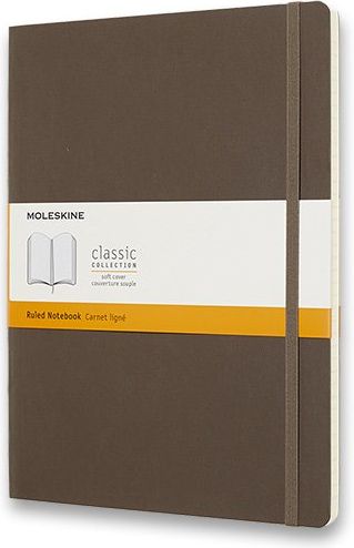 Moleskine Zápisník - měkké desky khaki B5, 96 listů linkovaný - obrázek 1