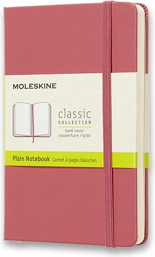 Moleskine Zápisník - tvrdé desky růžový A6, 96 listů  čistý - obrázek 1