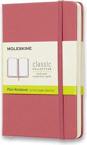 Moleskine Zápisník - tvrdé desky růžový A6, 96 listů čistý - obrázek 1