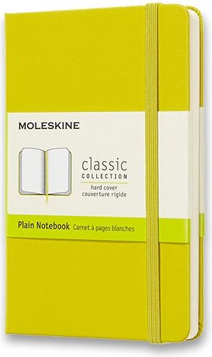 Moleskine Zápisník - tvrdé desky žlutozelený A6, 96 listů  čistý - obrázek 1