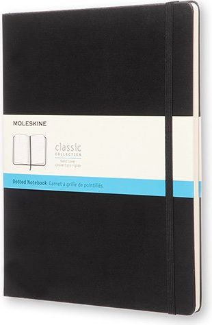 Moleskine Zápisník - tvrdé desky černý B5, 96 listů tečkovaný - obrázek 1