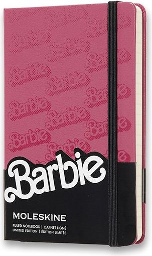 Moleskine Zápisník Barbie - tvrdé desky S, linkovaný, Logo A6, 96 listů - obrázek 1