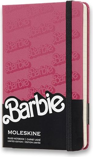 Moleskine Zápisník Barbie - tvrdé desky S, linkovaný, Logo A6, 96 listů - obrázek 1