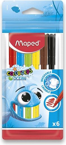 Maped Dětské fixy Color'Peps Ocean 6 ks 5723 - obrázek 1