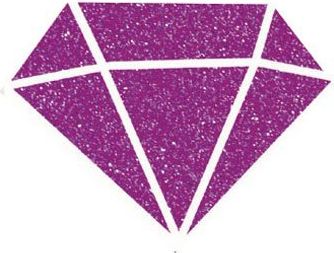 AladinE Diamantová barva Izink fialová, 80 ml - obrázek 1