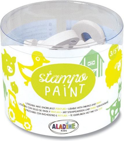 AladinE Razítka Stampo Paint - Na statku 12 razítek - obrázek 1