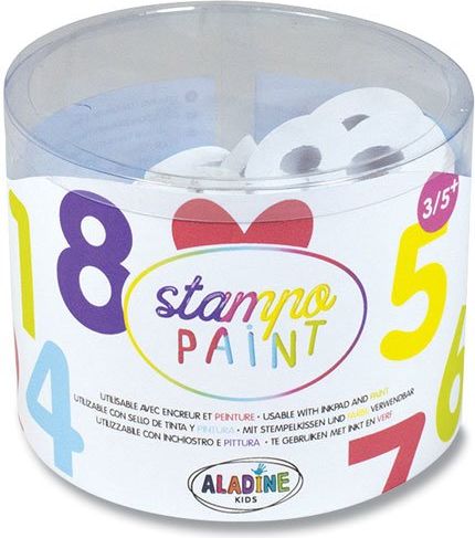 AladinE Razítka Stampo Paint - Číslice 12 razítek - obrázek 1