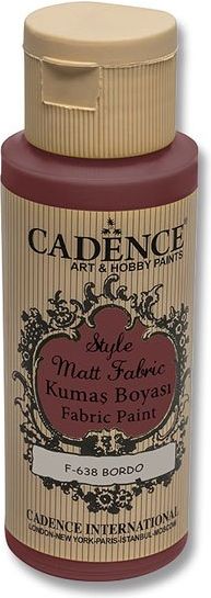 Cadence Barvy na textil Style Matt Fabric vínová, 59 ml - obrázek 1