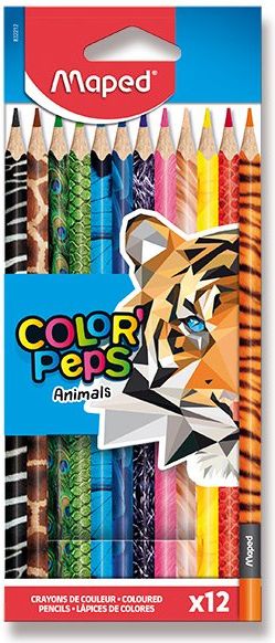 Maped Pastelky Color'Peps 2212 Animals 12 ks - obrázek 1