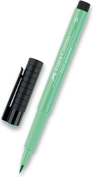 Faber-Castell Popisovač Pitt Artist Pen Brush - světlá phthalo zelená 162/ 6746 - obrázek 1