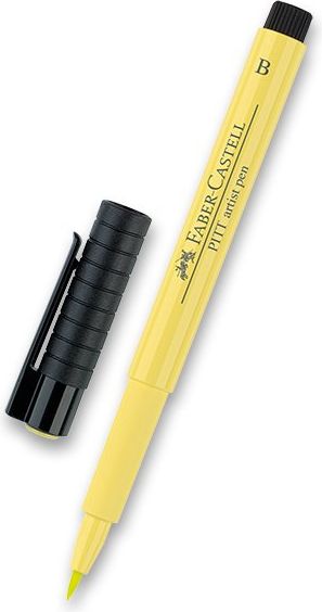 Faber-Castell Popisovač  6740 Pitt Artist Pen Brush - světležlutá glazura 104 6740 - obrázek 1