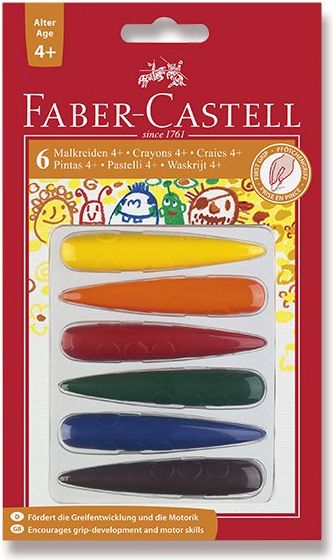 Faber-Castell Pastelky plastové 6 ks 2040 - obrázek 1