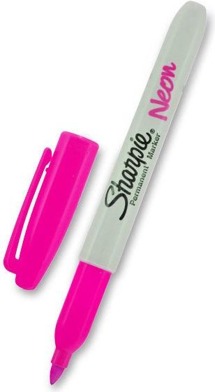 Sharpie Permanentní popisovač Neon růžový 888992 - obrázek 1