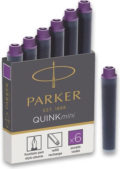 Parker Inkoustové mini bombičky fialové 1502/0150410 - obrázek 1
