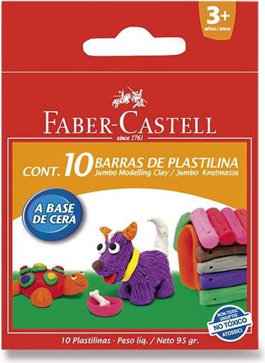 Faber-Castell Modelovací hmota 10 ks 120810 - obrázek 1