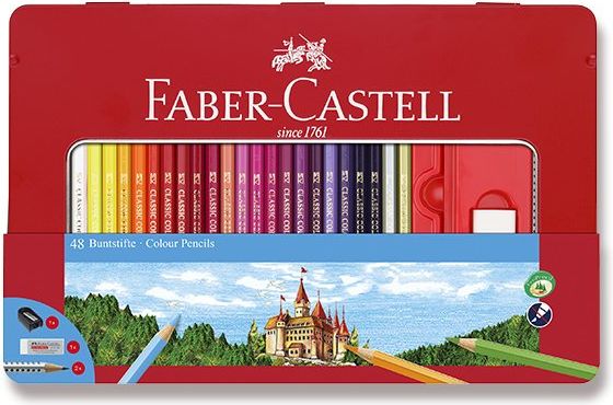 Faber-Castell Pastelky 48 ks + příslušenství 1588 - obrázek 1