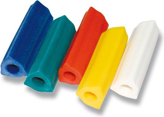 Faber-Castell Pryž 5 ks - bílá, žlutá, červená, modrá, zelená 185205 - obrázek 1