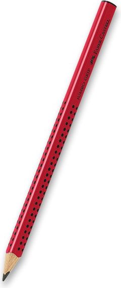 Faber-Castell Grafitová tužka Grip Jumbo červená, tvrdost B 111921 - obrázek 1