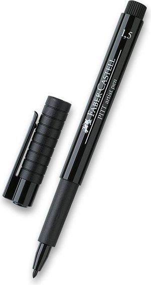 Faber-Castell Popisovač Pitt Artist Pen 1,5 mm, černý 6789 - obrázek 1