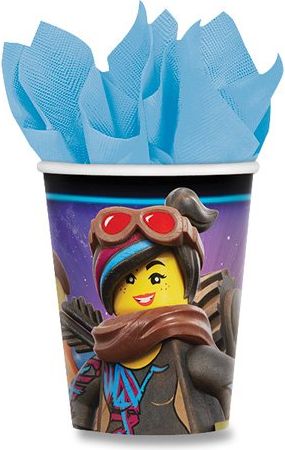 Amscan Papírové kelímky Lego Movie 2 objem 0,25 l, 8 ks - obrázek 1