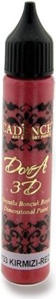 Cadence Metalická kontura červená, 25 ml - obrázek 1