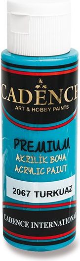 Cadence Akrylové barvy Premium tyrkysová, 70 ml - obrázek 1