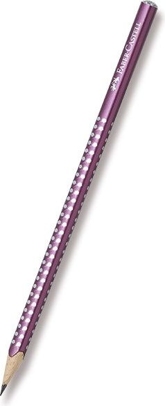 Faber-Castell Grafitová tužka Sparkle - perleťové odstíny bordó 118215 - obrázek 1