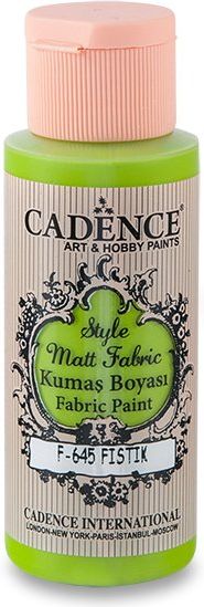 Cadence Barvy na textil Style Matt Fabric zelená, 59 ml - obrázek 1