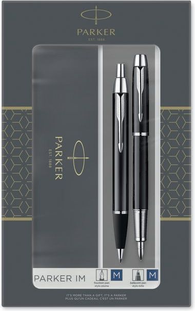 Parker IM Black CT sada plnicí pero a kuličková tužka 1501/2573215 - obrázek 1