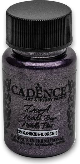Cadence Akrylové barvy Dora Metalic tmavě fialová, 50 ml - obrázek 1